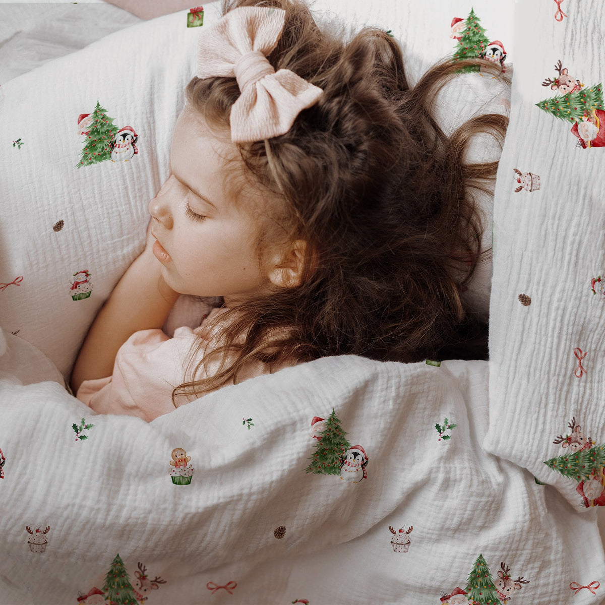"Nordic Santa" Premium Kinderbettwäsche - Leslis