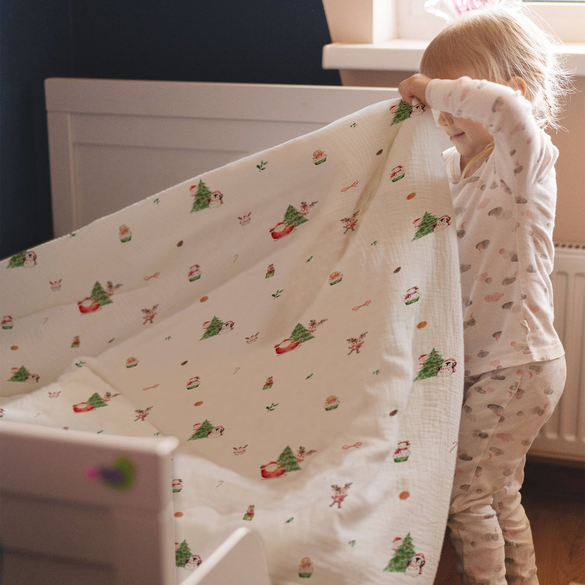 "Nordic Santa" Premium Kinderbettwäsche - Leslis