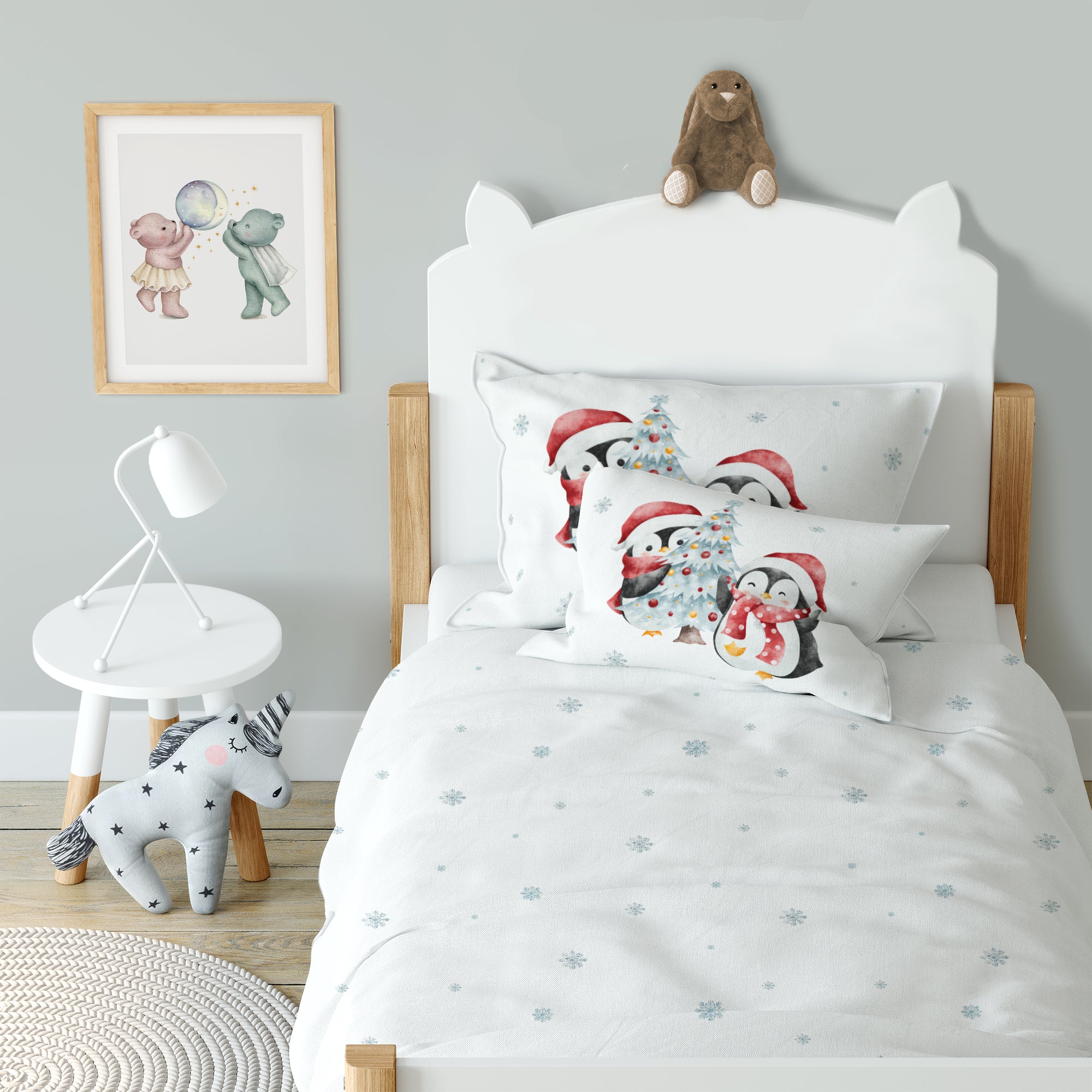 "Winter Penguins" Premium Children's Bedding