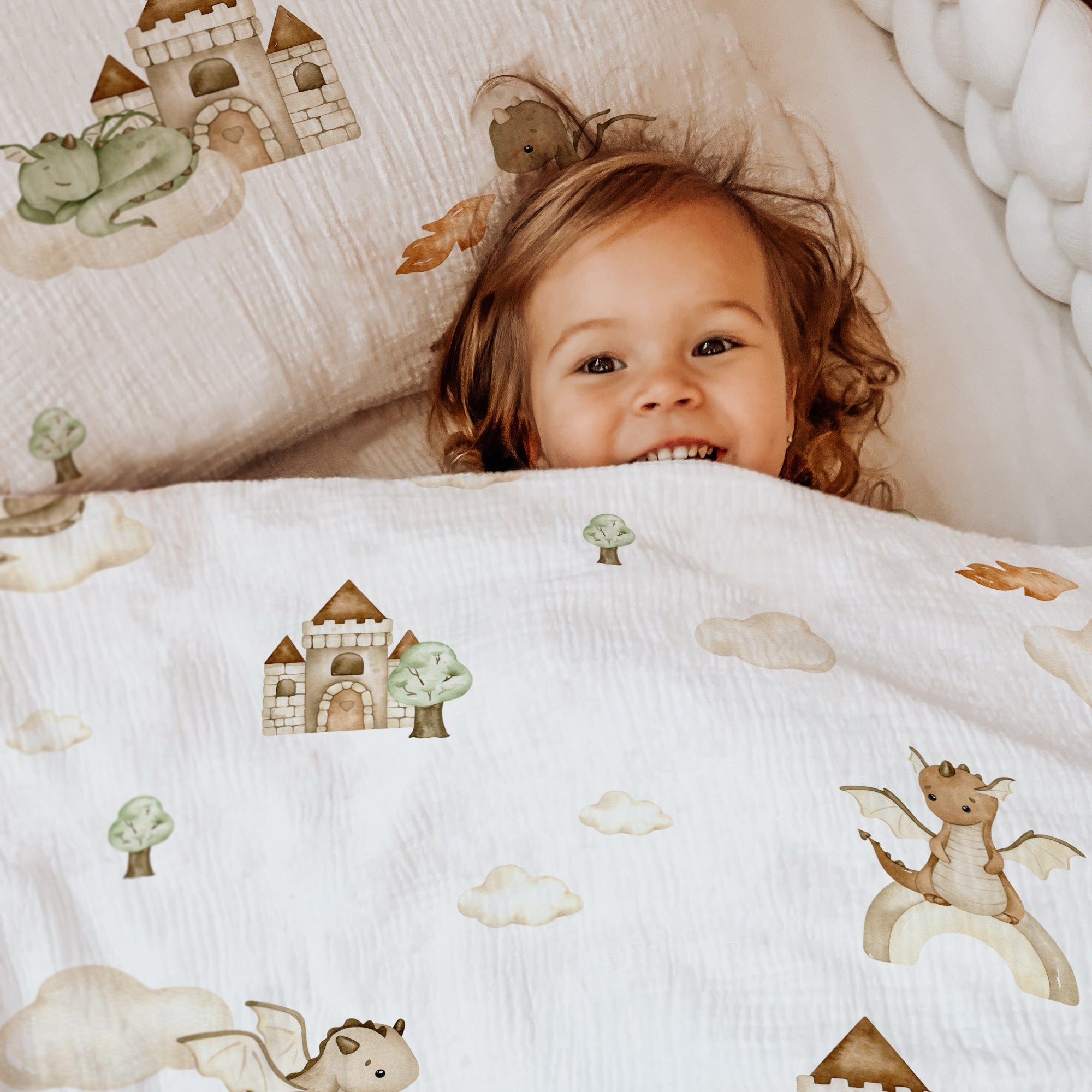 "Der kleine Drache" Premium Kinderbettwäsche