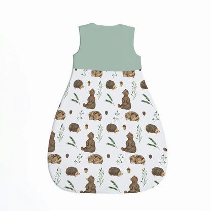 "Bear Hedgehog Deer" Premium Jersey Sleeping Bag 1.0 TOG