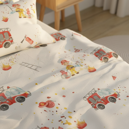 "Feuerwehr" Premium Kinderbettwäsche