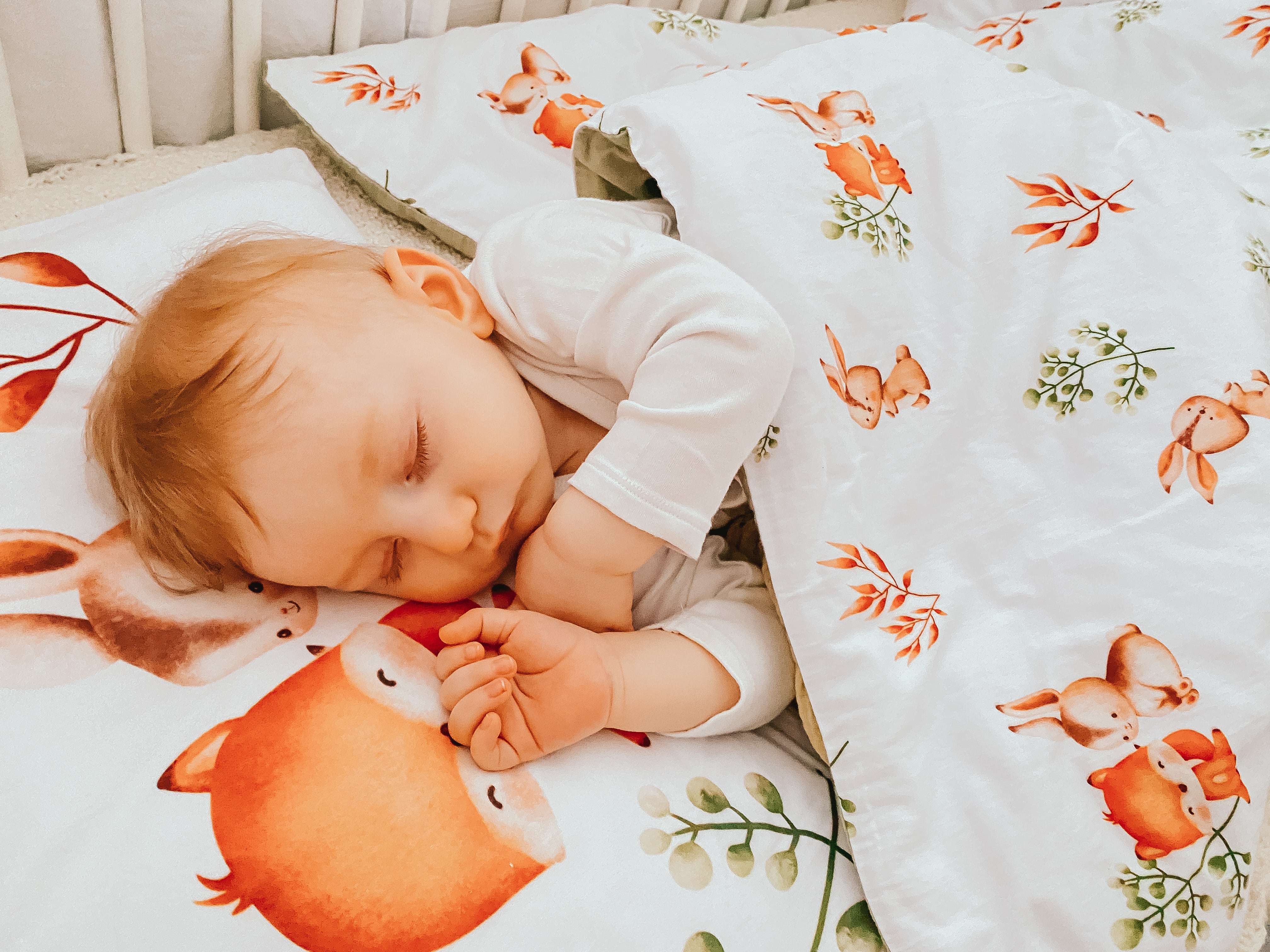 "Fox and rabbit" premium children's bed linen