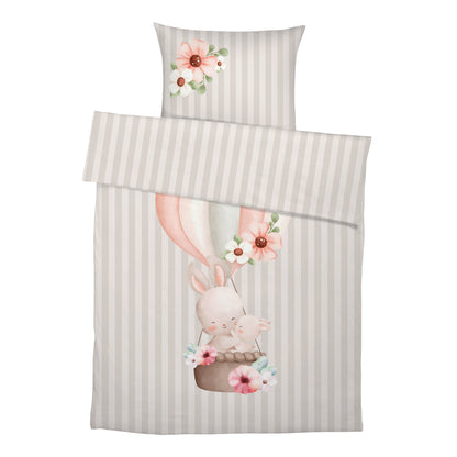 "Bunny family" premium children's bed linen