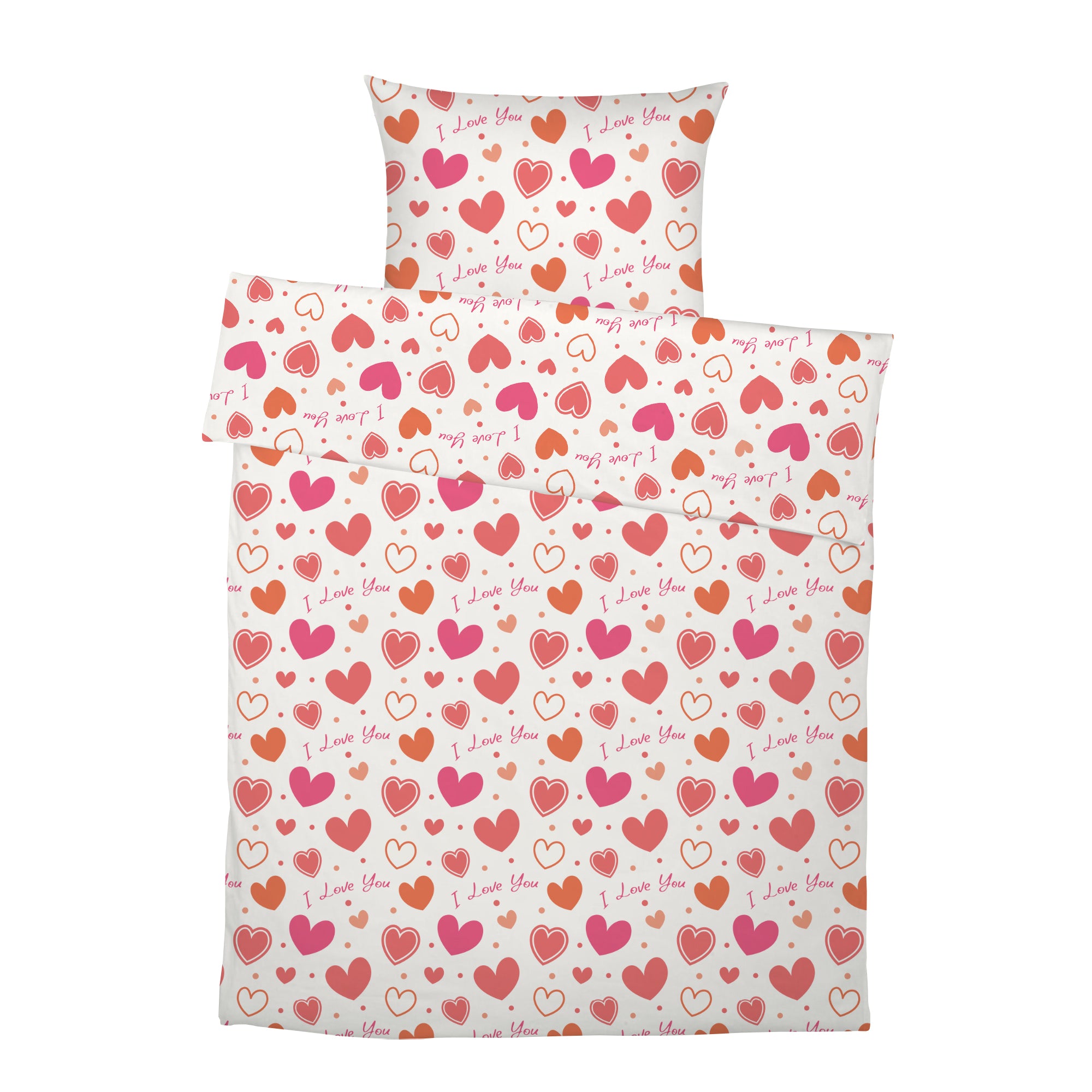 "I love you" Premium Kinderbettwäsche