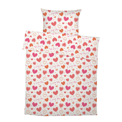 "I love you" Premium Kinderbettwäsche