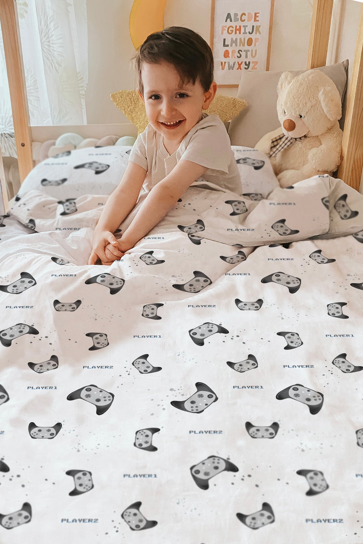 « Gamer » – Linge de lit haut de gamme pour enfants
