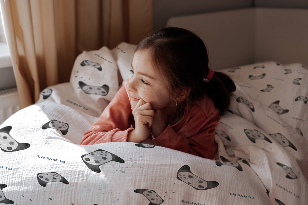 « Gamer » – Linge de lit haut de gamme pour enfants