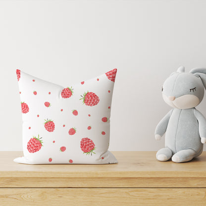 "Raspberries" premium decorative cushion
