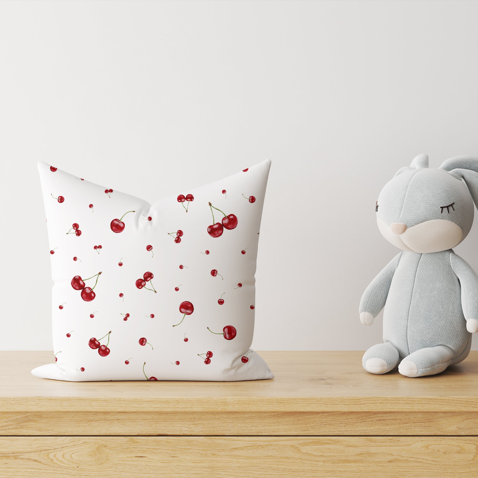 Coussin décoratif "Cerises" Premium