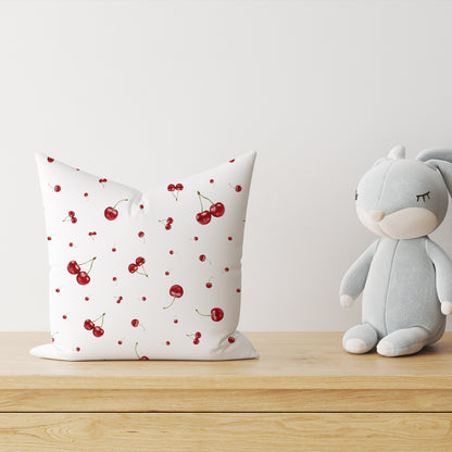 Coussin décoratif "Cerises" Premium