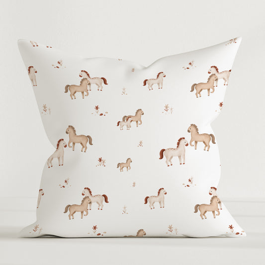 « Petit cheval » – Coussin décoratif haut de gamme