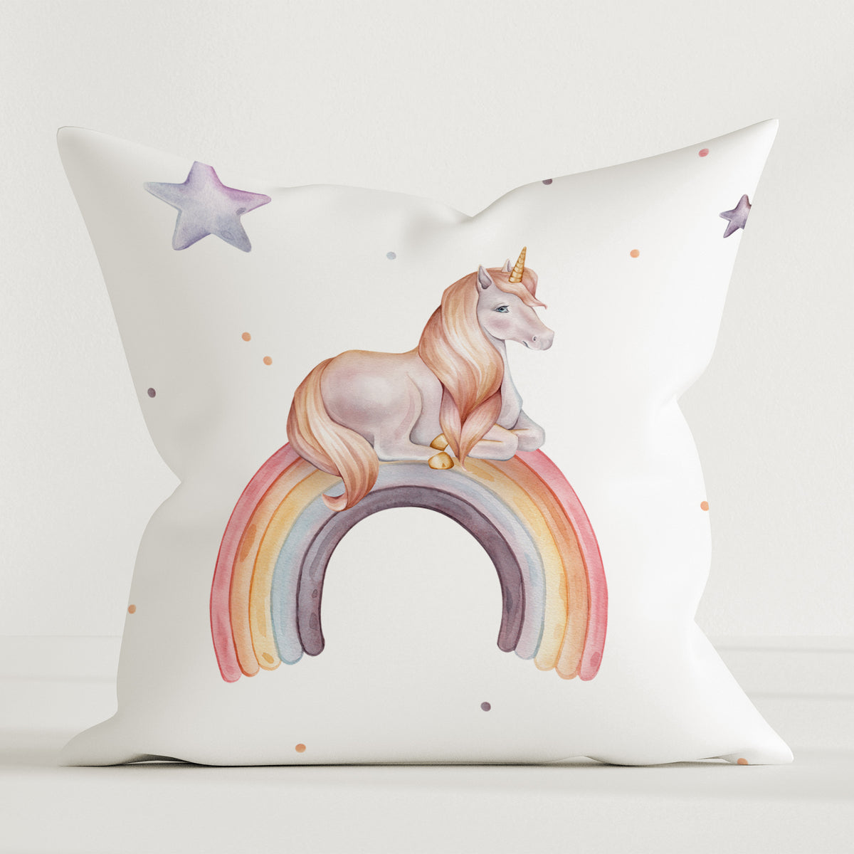 “Rainbow unicorn” – Premium decorative cushion