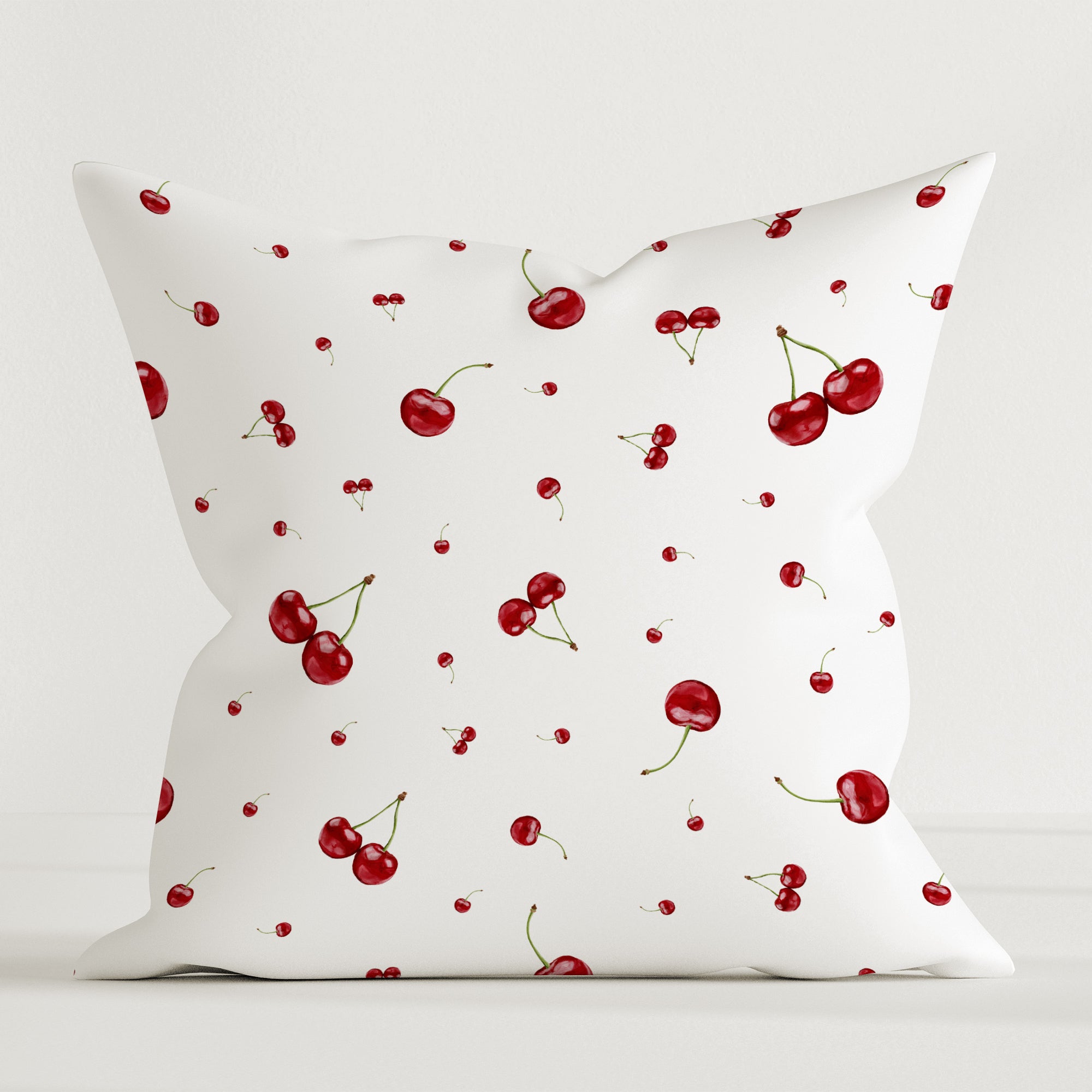 Coussin décoratif "Cerises" Premium