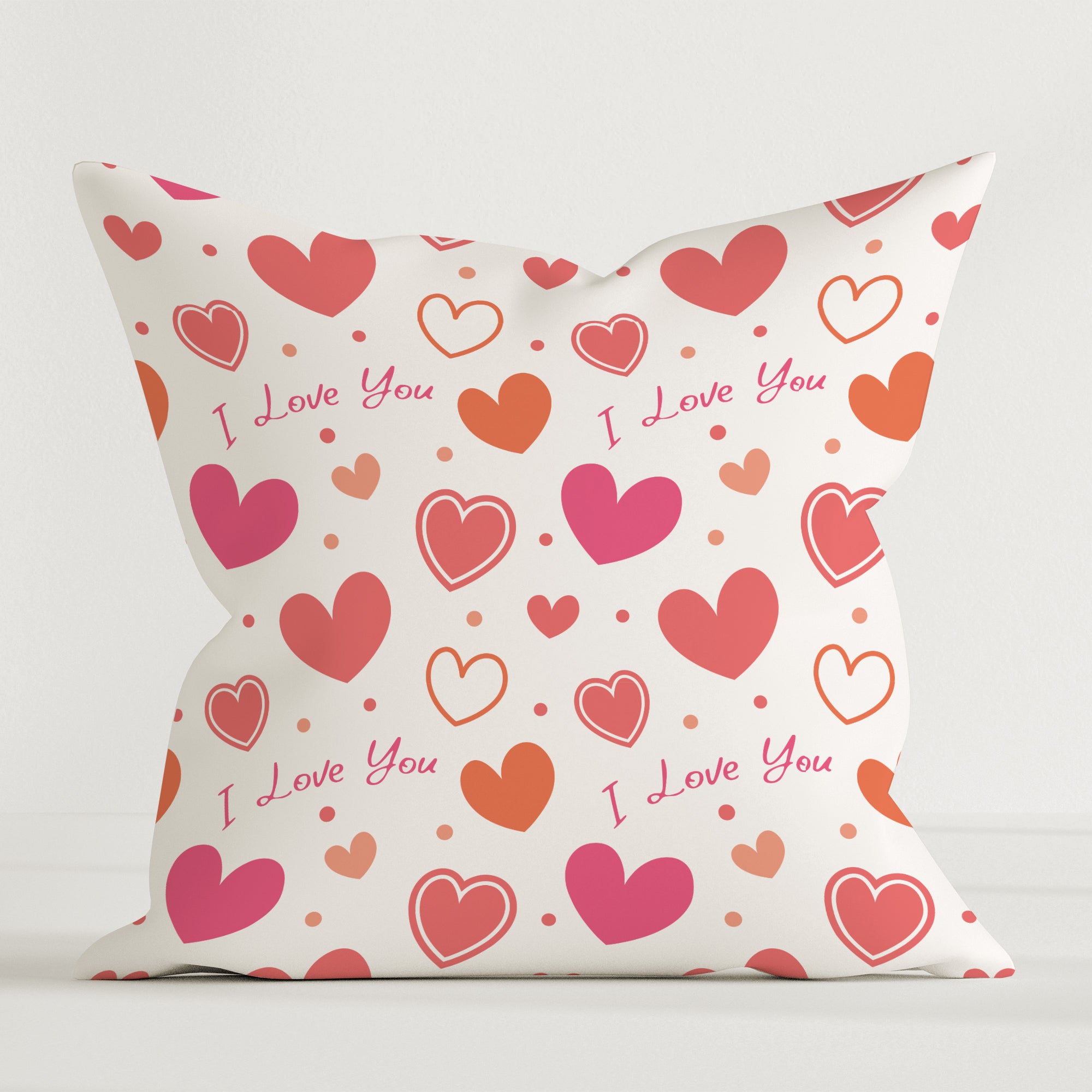 "Je t'aime" Premium Dekokissen