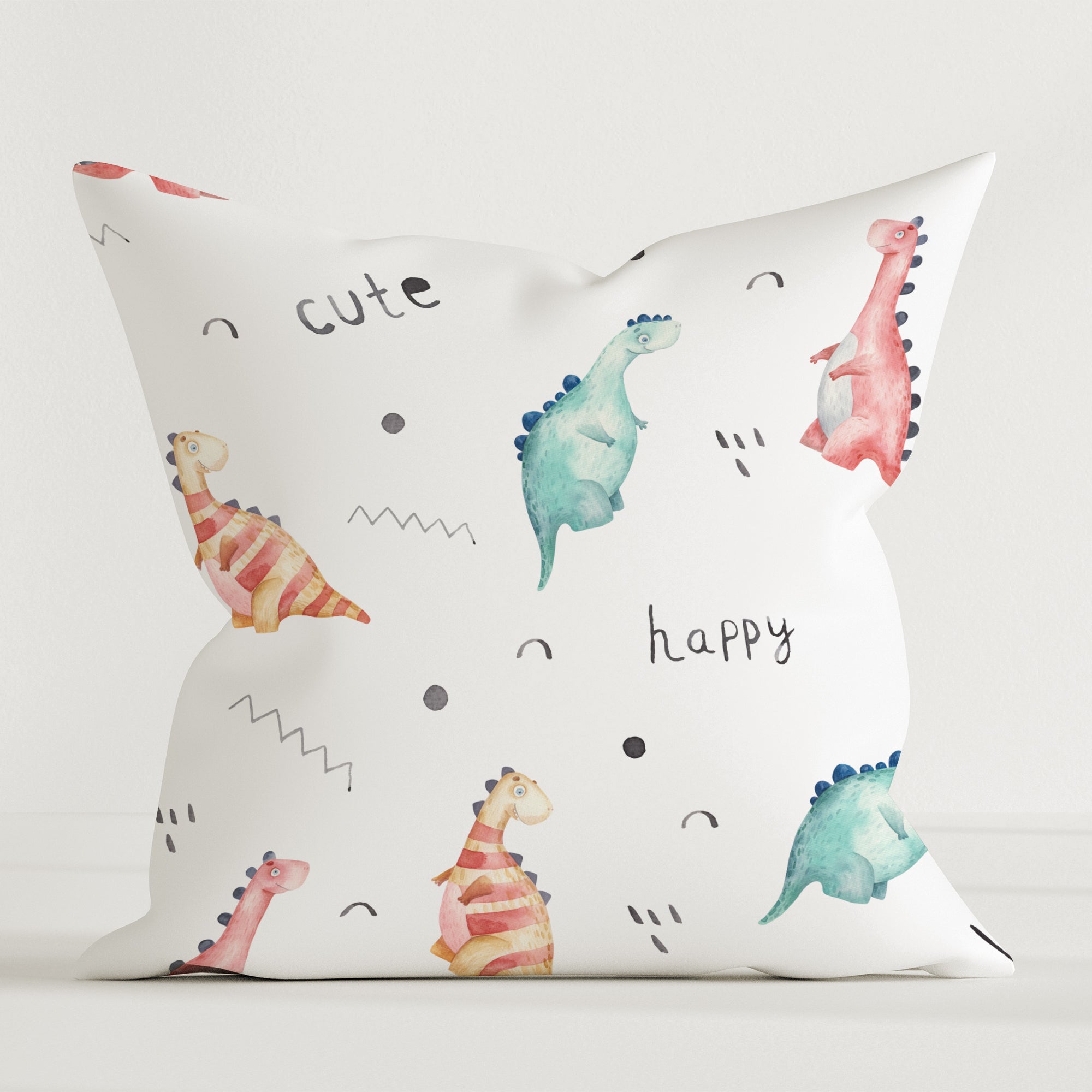 Coussin décoratif "Petit Dino" Premium
