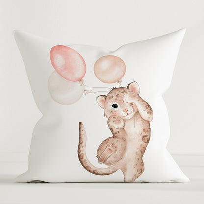 "Le petit léopard" Premium Coussin décoratif pour enfants