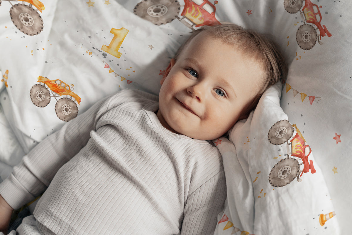 “Monster trucks” – Premium children’s bed linen