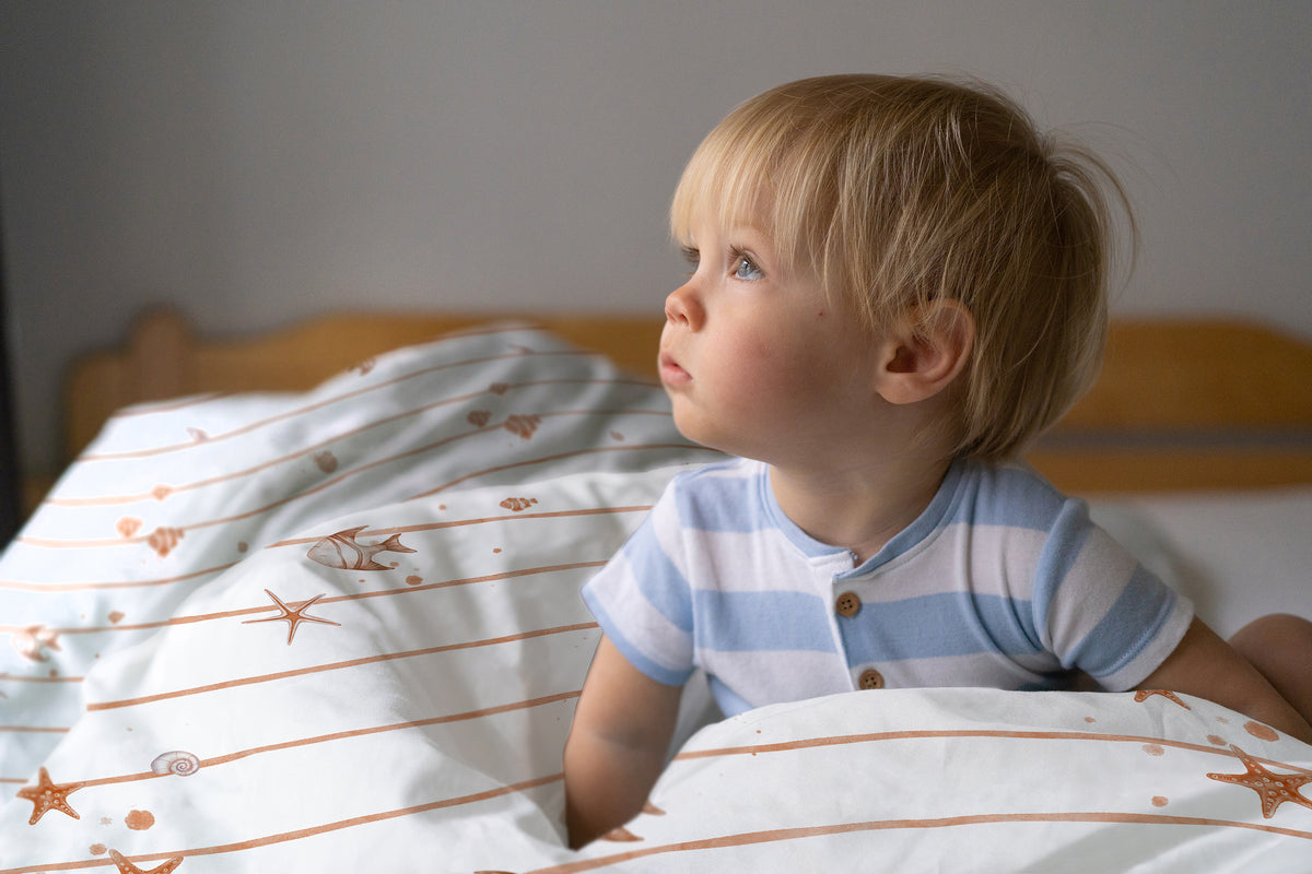 « Petites étoiles de mer » – Linge de lit haut de gamme pour enfants