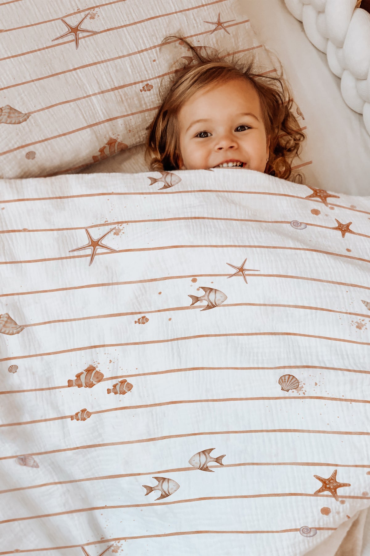 « Petites étoiles de mer » – Linge de lit haut de gamme pour enfants