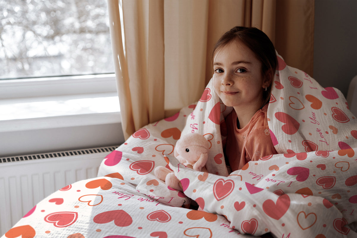 “I love you” – Premium children’s bed linen