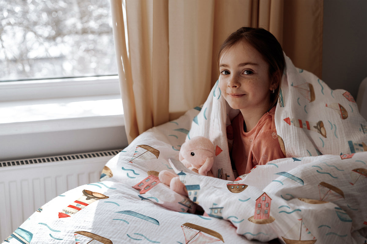 “By the sea” – Premium children’s bed linen