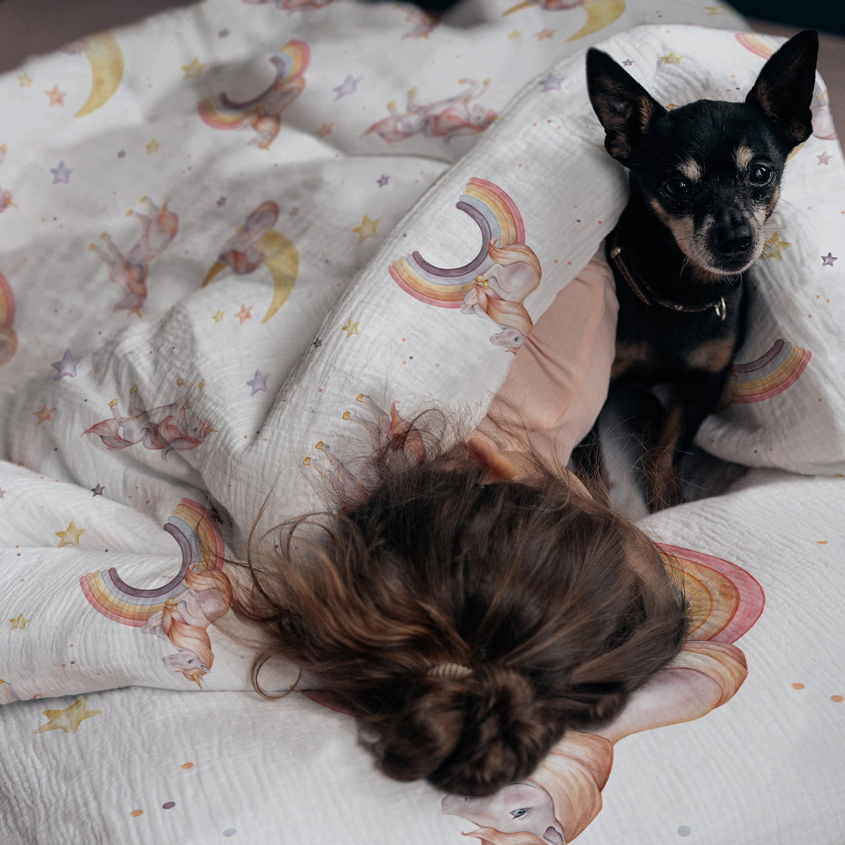 “Rainbow unicorn” – Premium children’s bed linen