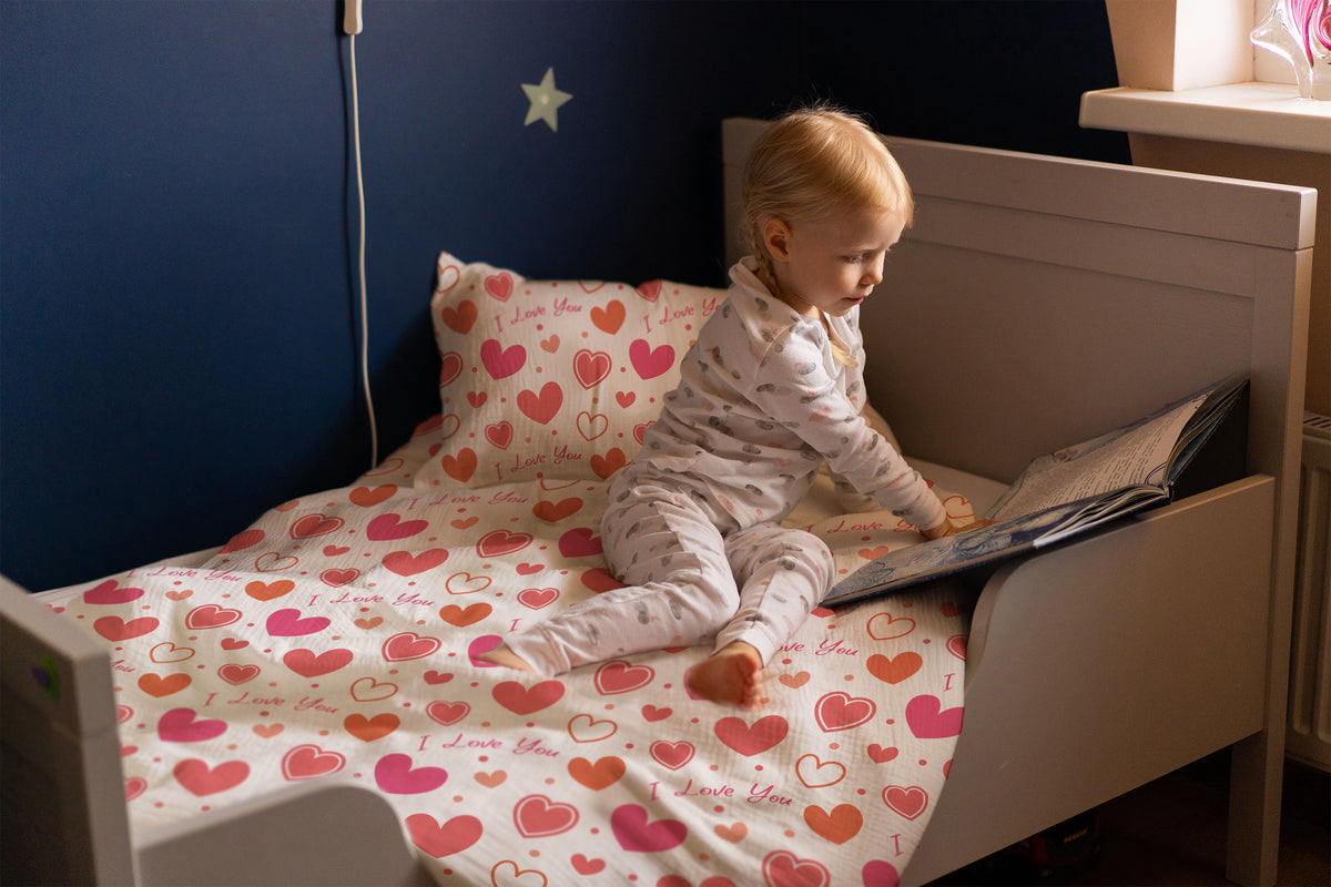 “I love you” – Premium children’s bed linen