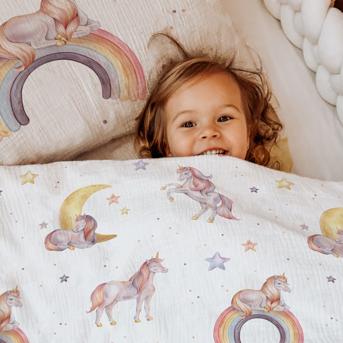 “Rainbow unicorn” – Premium children’s bed linen