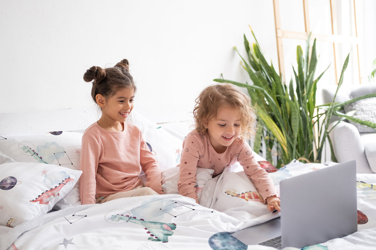 « Dino Galaxy » – Linge de lit haut de gamme pour enfants