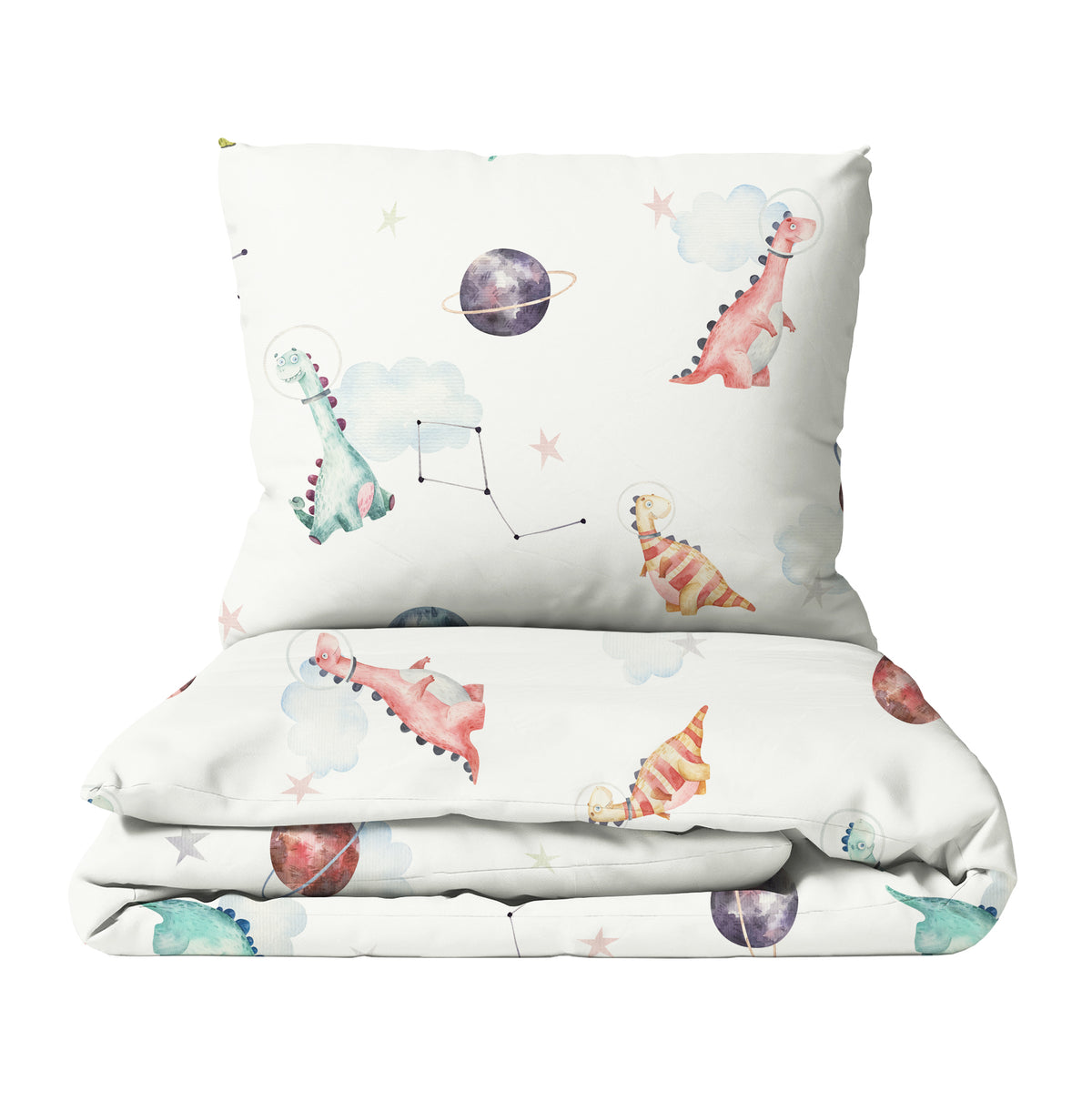 « Dino Galaxy » – Linge de lit haut de gamme pour enfants