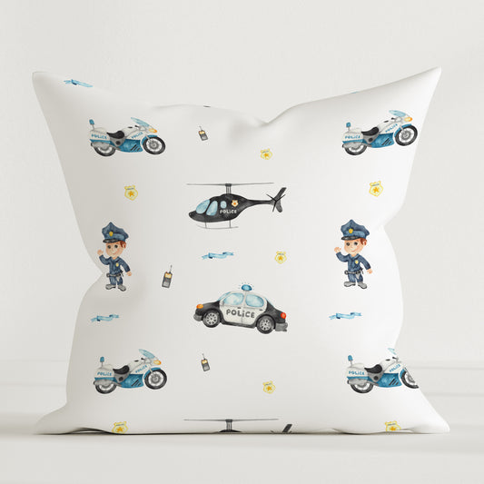 "Polizei" Premium Kinder Dekokissen - Leslis