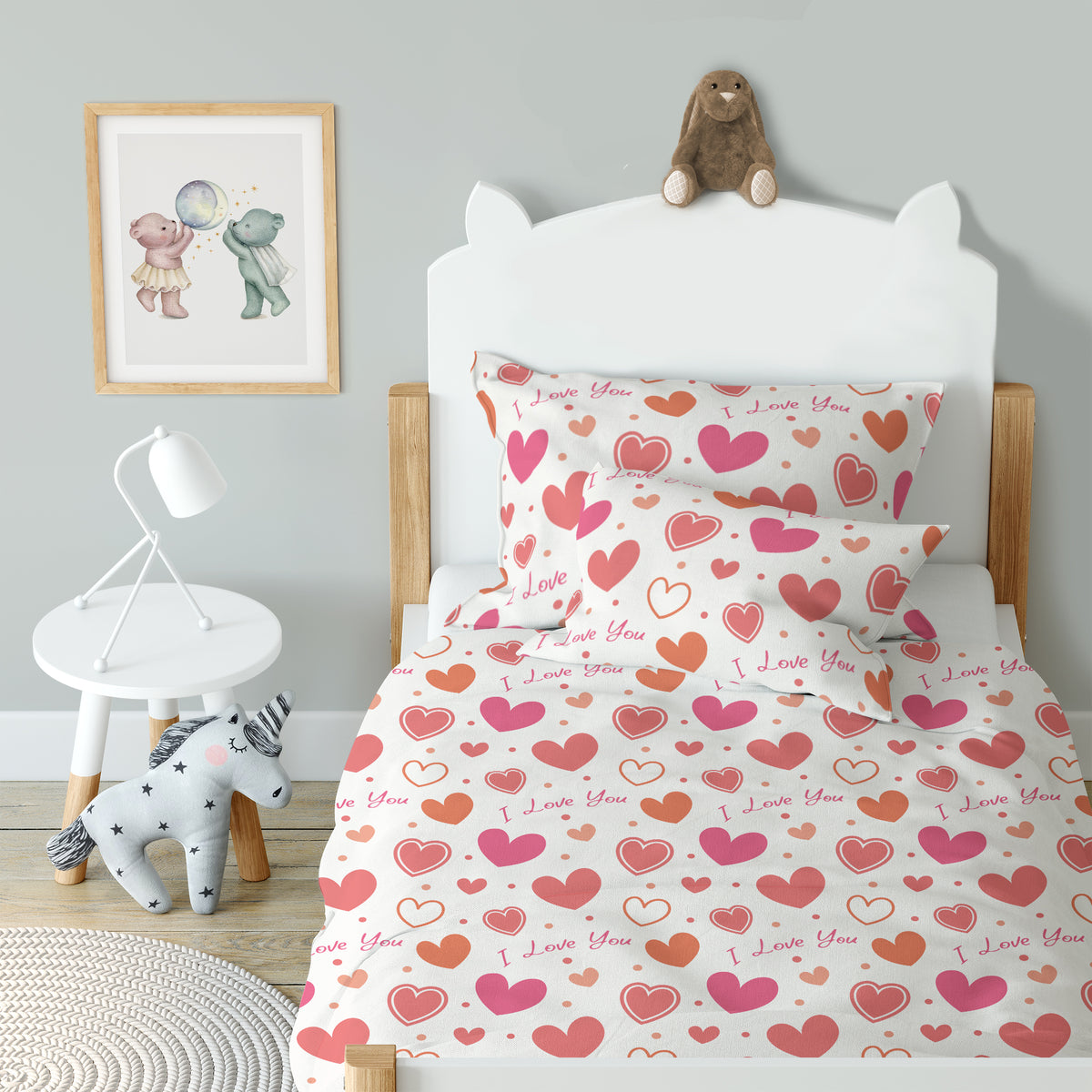 “I love you” – Premium children’s bed linen