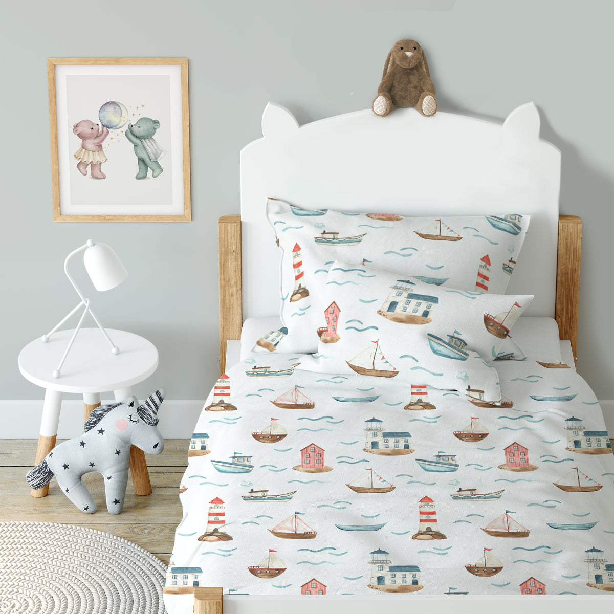 “By the sea” – Premium children’s bed linen