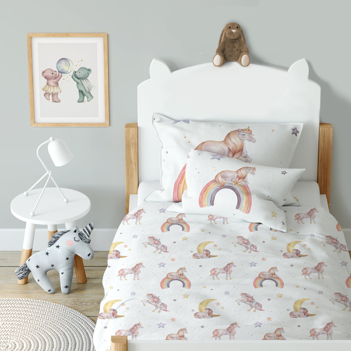 “Rainbow unicorn” – Premium children’s bed linen