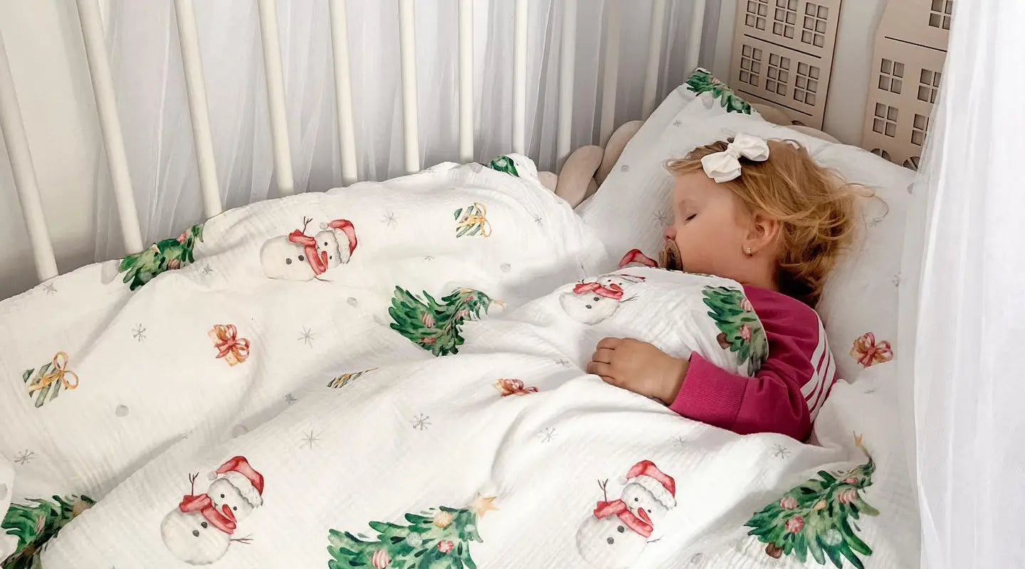 "Snowman" premium children's bed linen