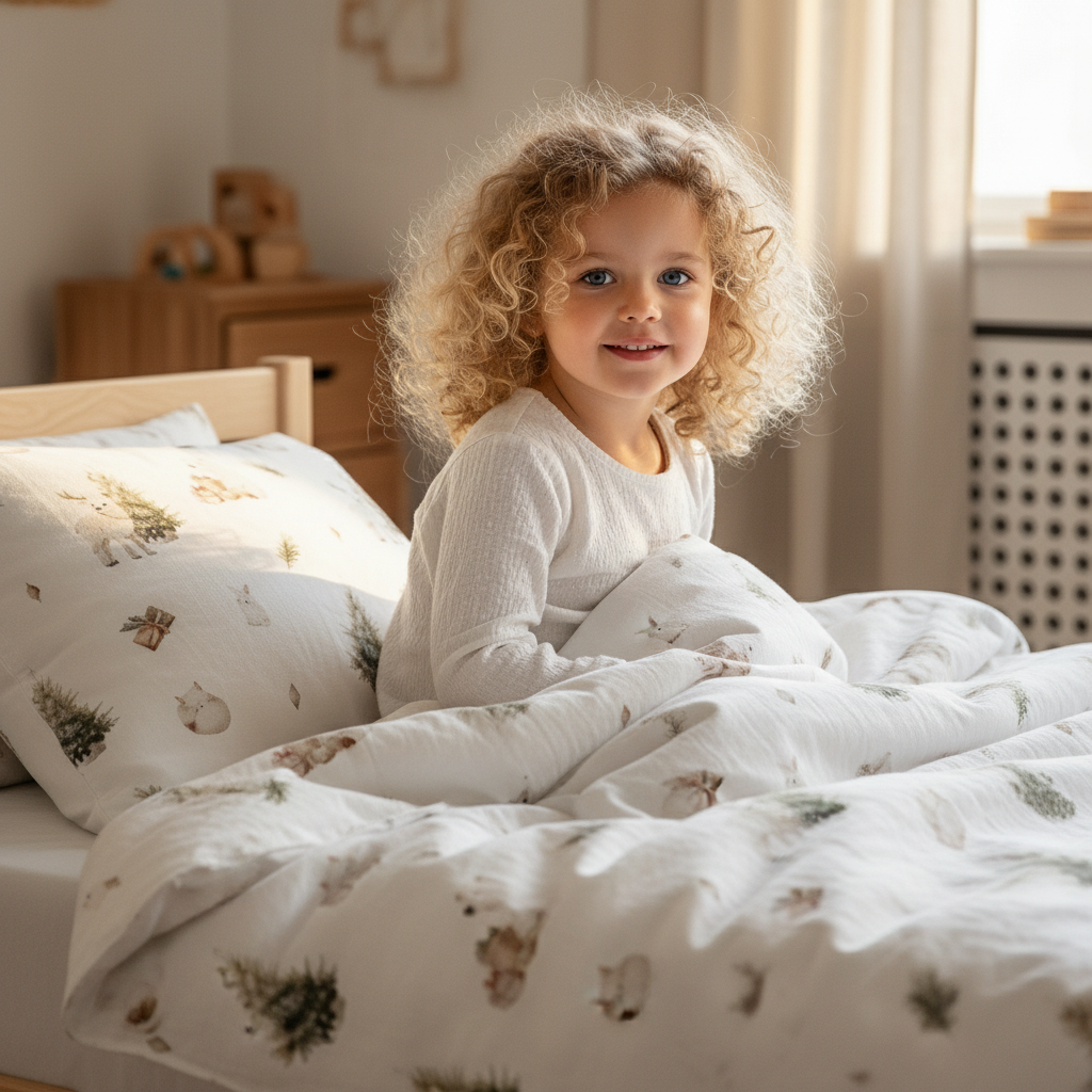 "Winterwald" Premium Kinderbettwäsche