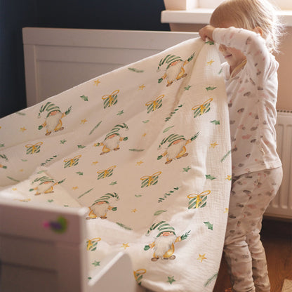 “Weihnachtszwerg” Premium Kinderbettwäsche