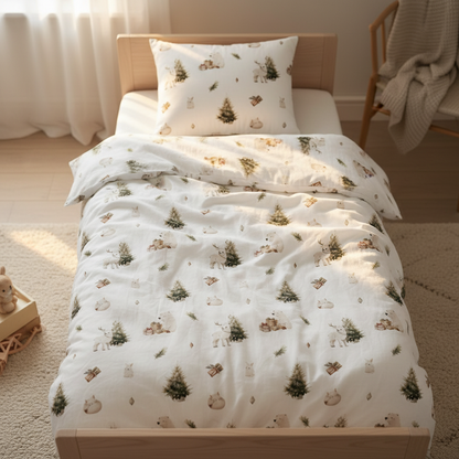 "Winterwald" Premium Kinderbettwäsche