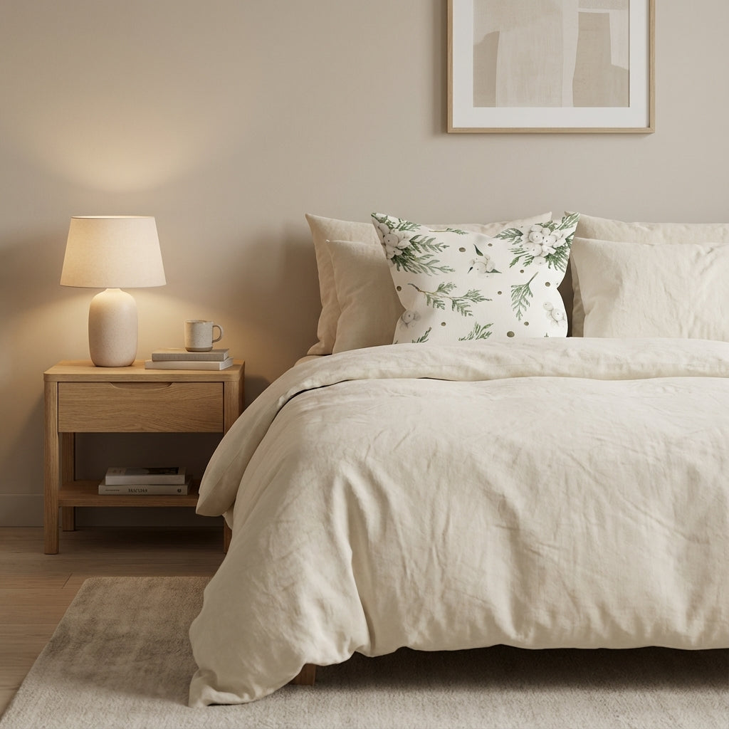 "Snowberry" Premium Dekokissen