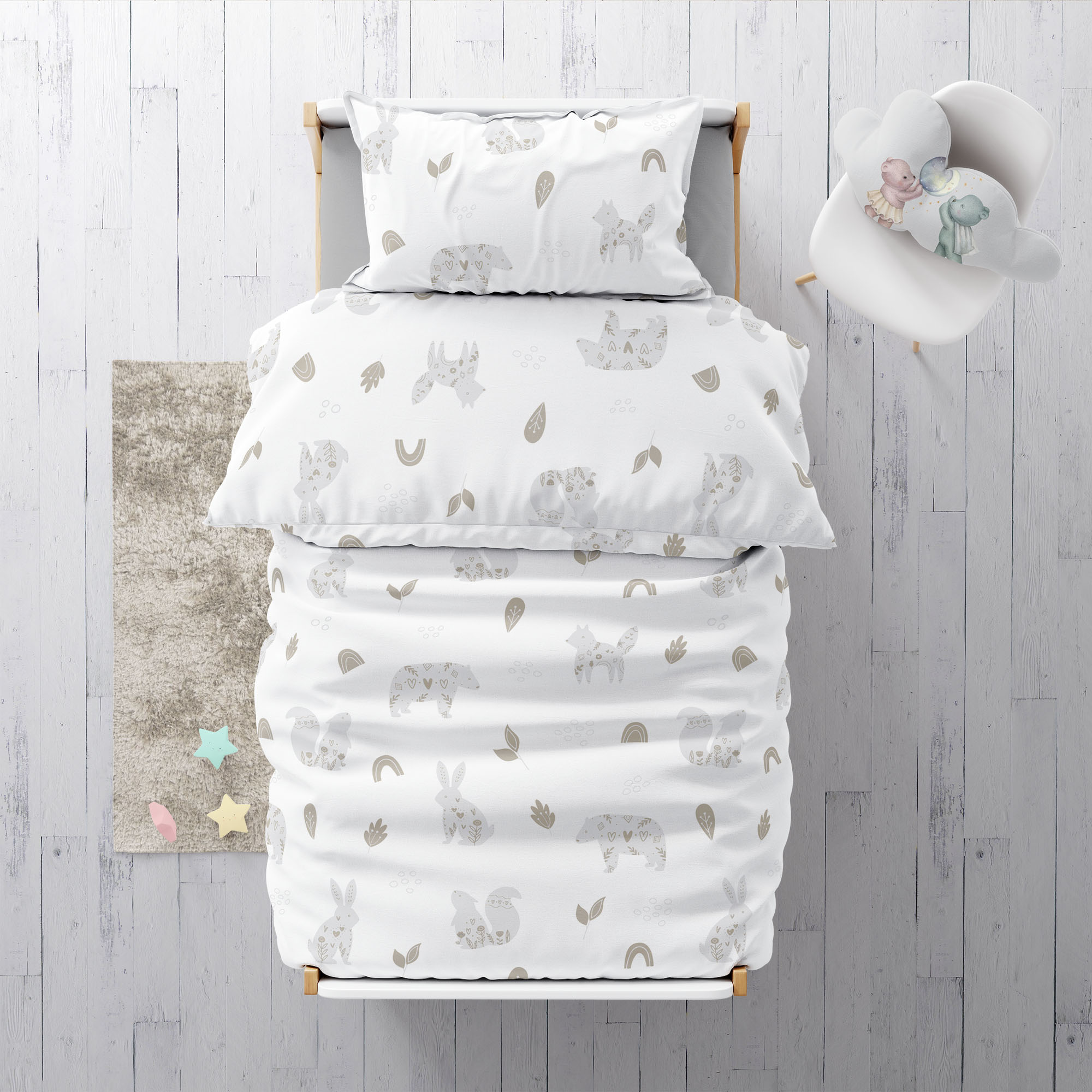 "Wilderness" premium children's bed linen