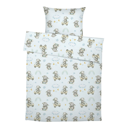 "Baby elephants" premium children's bed linen