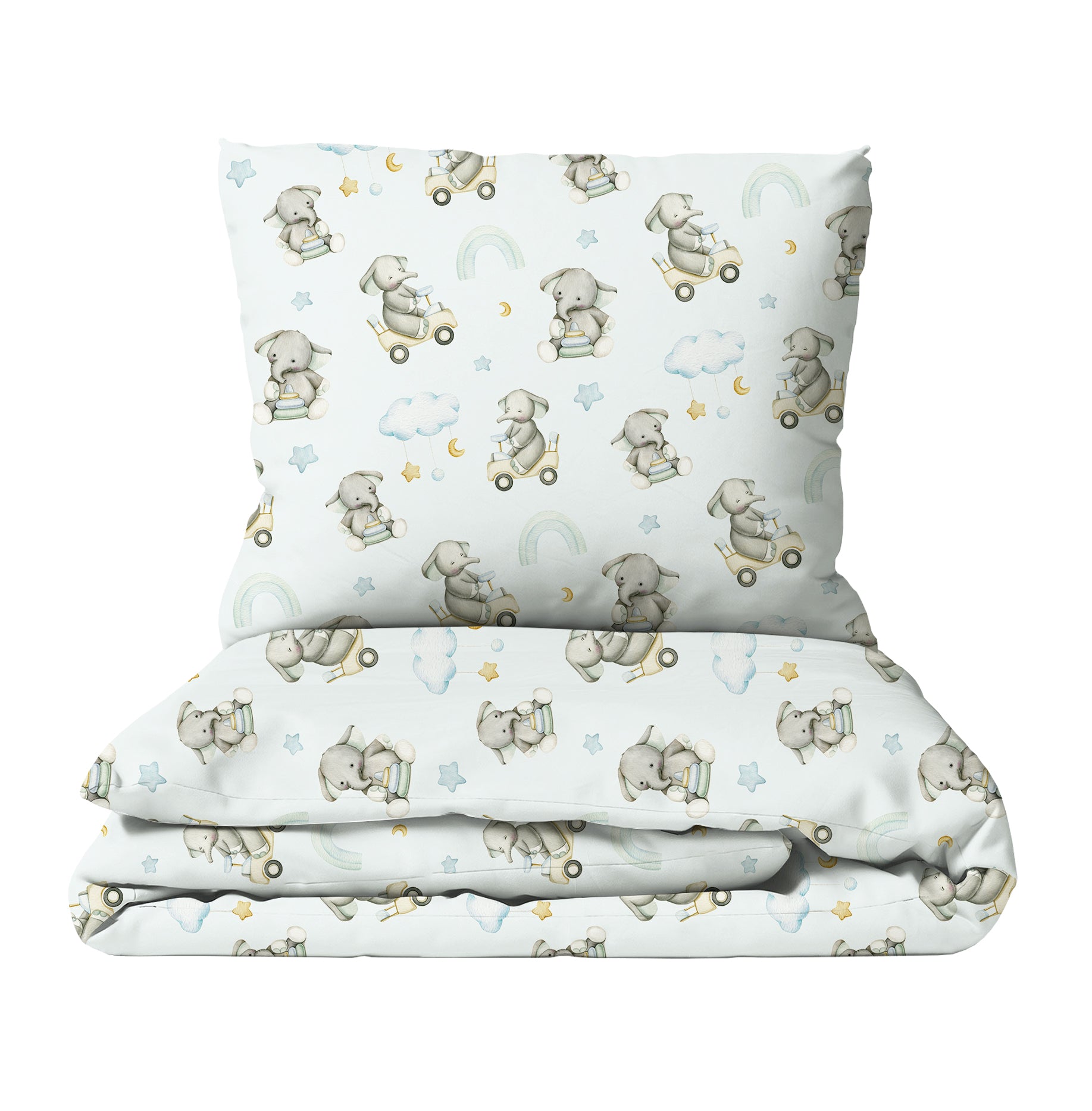 "Baby elephants" premium children's bed linen