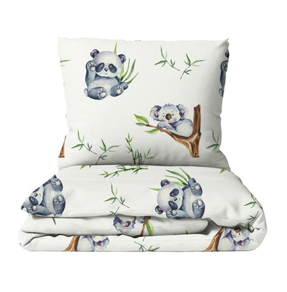 "Koala and panda" premium children's bed linen