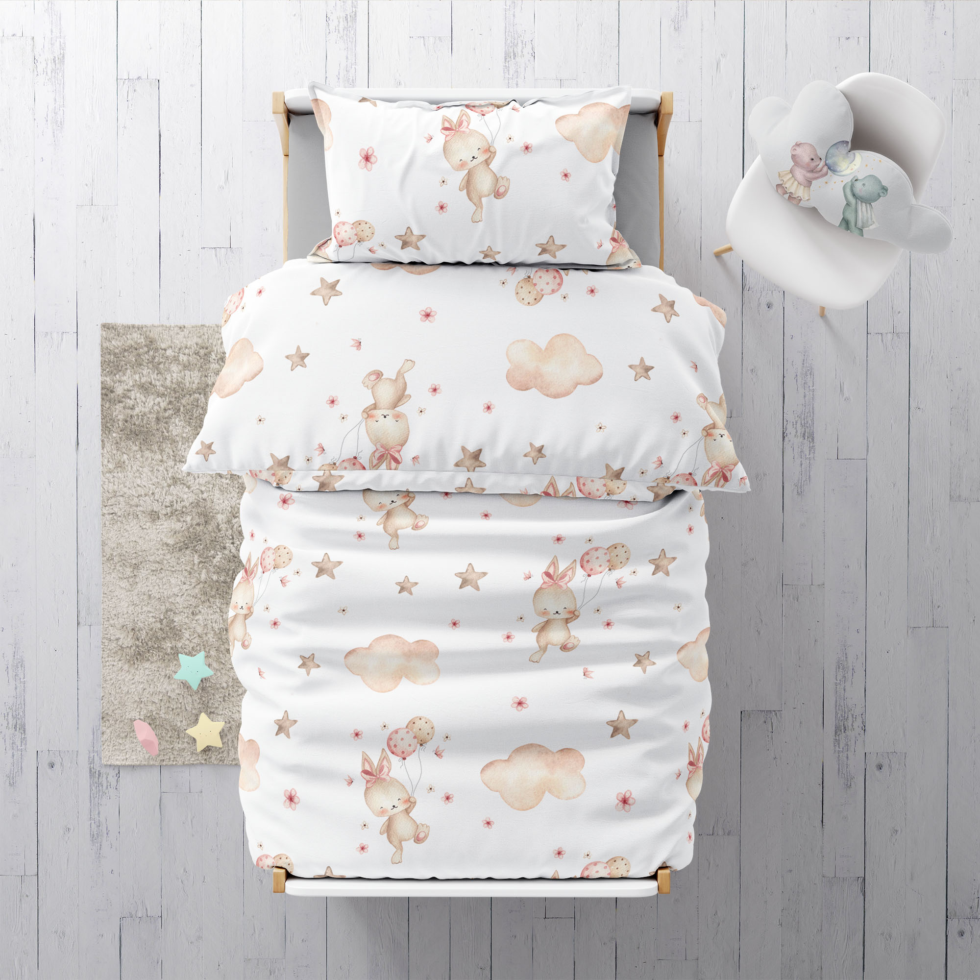 <tc>"Dream bunny" premium children's bed linen</tc>