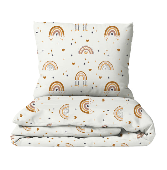 “Boho Rainbow" Premium Kinderbettwäsche - Leslis