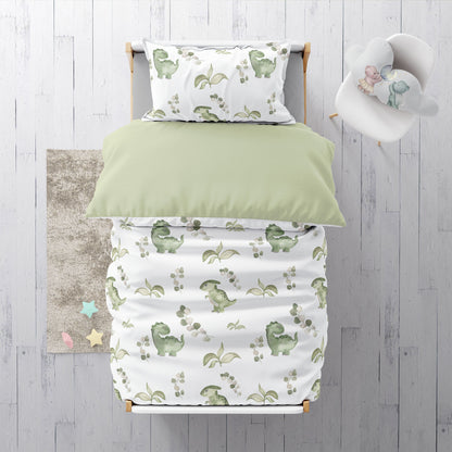 "Eucalyptus Dinos" premium children's bed linen