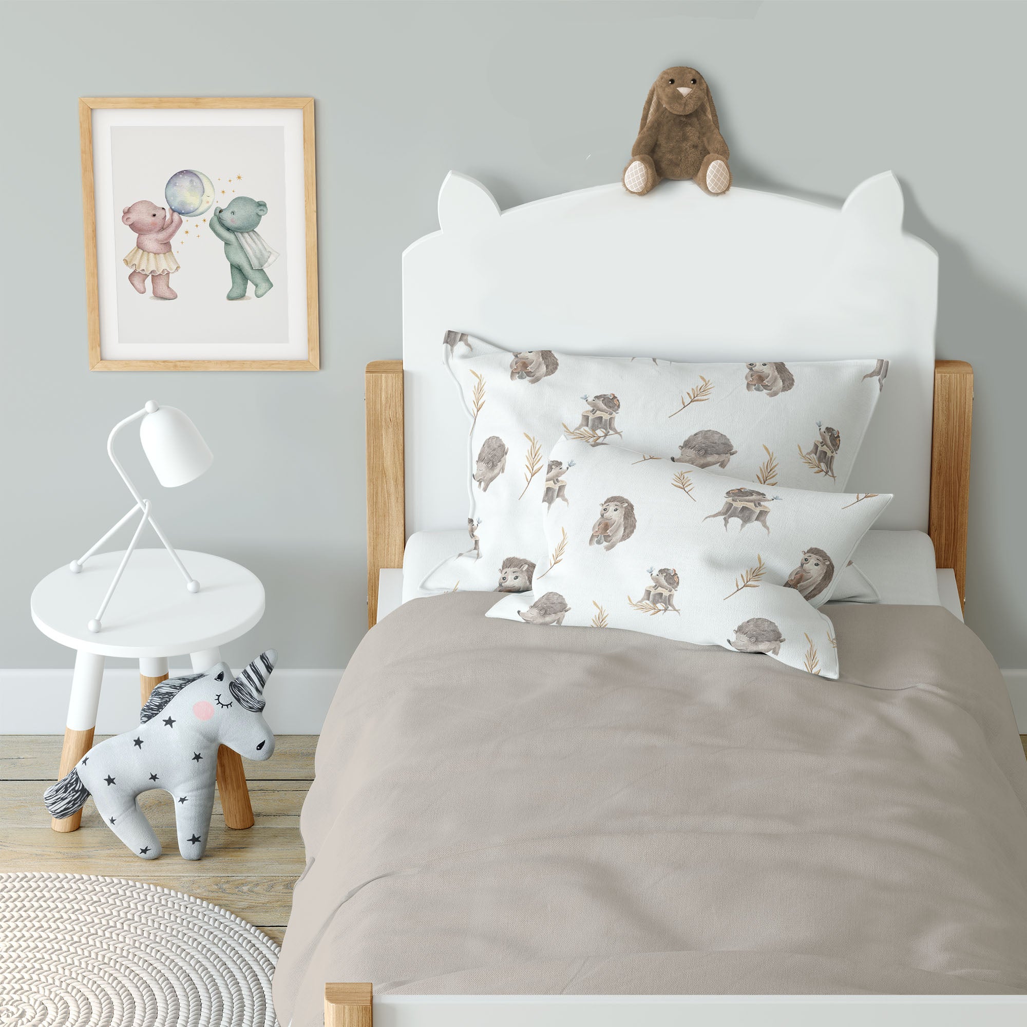 "Hedgehog" premium children's bed linen