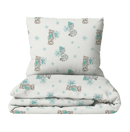 "Tiger and bear" premium children's bed linen