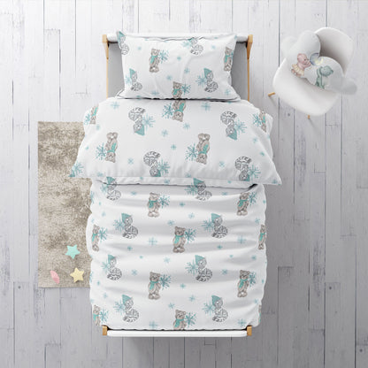 "Tiger and bear" premium children's bed linen